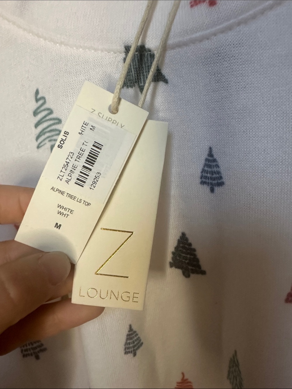 Z Supply Alpine Tree Long Sleeve Top sz M - Picture 4 of 8